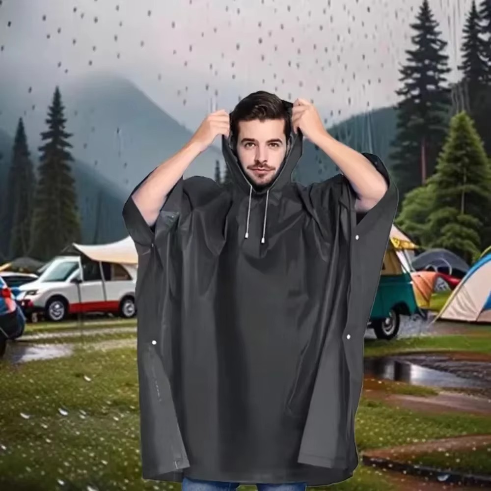 Emergency Poncho Rain - معطف واقٍ من المطر 3 في