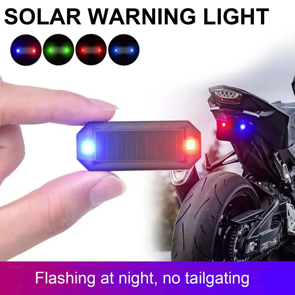Sos Light Strobe - مصباح LED صغير للطاقة الشمسية للسيارة