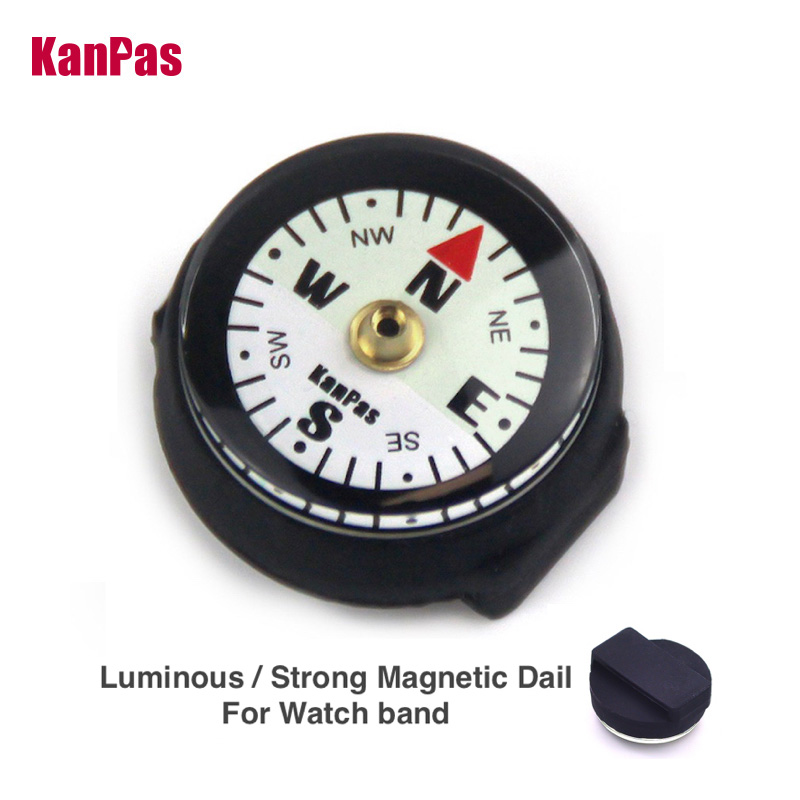 حزام ساعة KANPAS مع بوصلة، شري - مراجعة Compass Lensatic وسعره