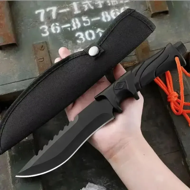 سكين خارجي ذو نصل ثابت عالي ال - مراجعة Bushcraft Knife Fixed وسعره