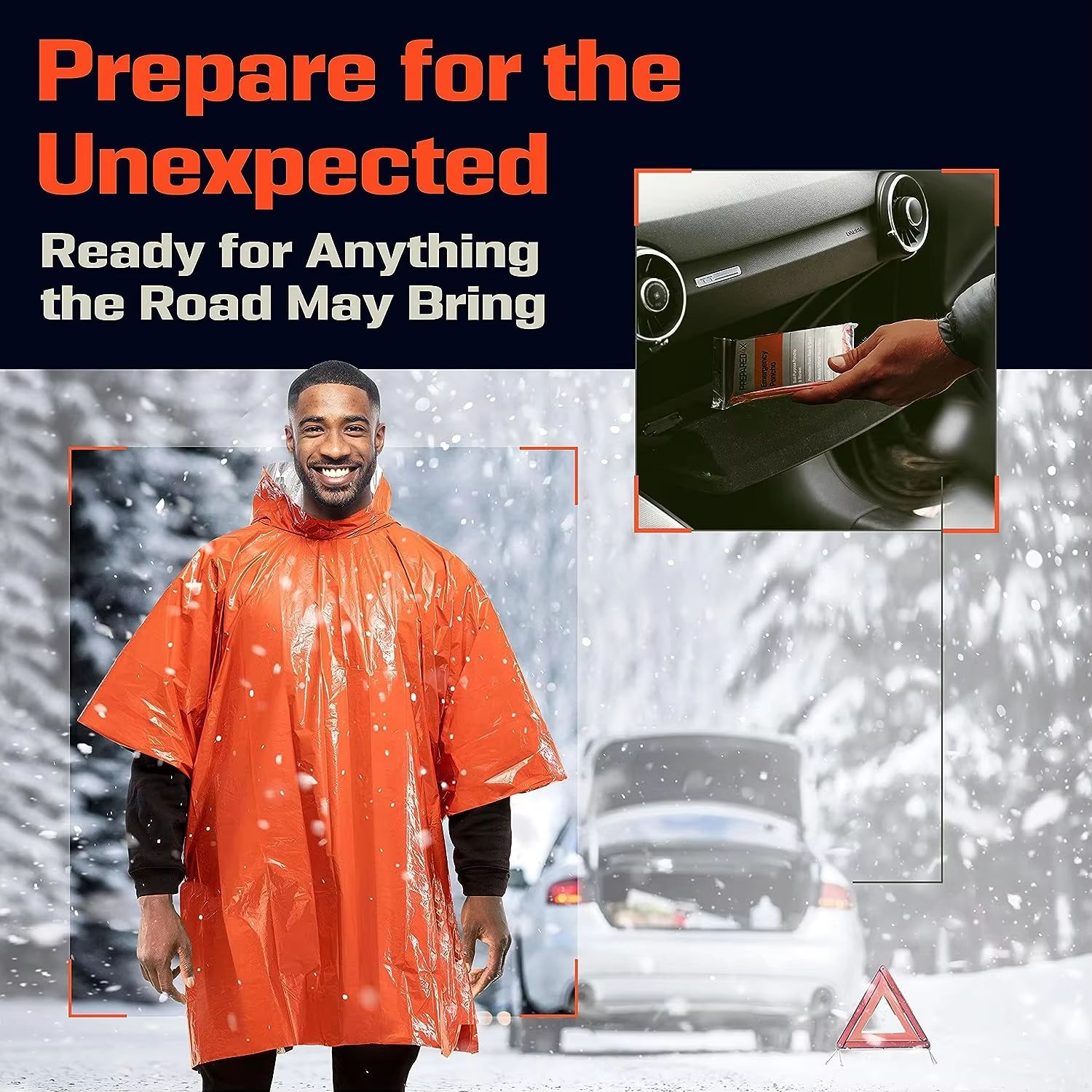 معطف طوارئ مقاوم للمطر، بطانية - مراجعة Emergency Poncho Rain وسعره